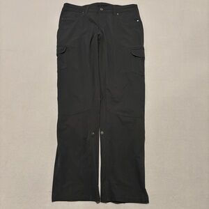 KUHL Women's Free Flex Roll Up Pants Size‎ 12 35x32 Gray Outdoor Hiking Cargo